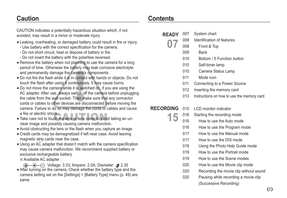 Samsung EC-S1050SDA-DE User Manual | Page 4 / 94