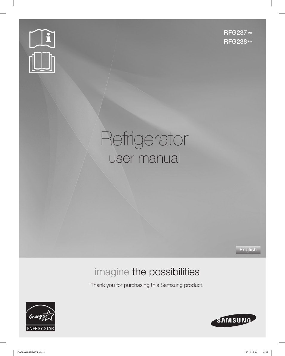 Samsung RFG237AAWP-XAA User Manual | 100 pages