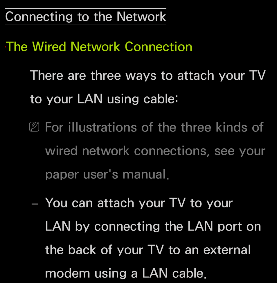 Preference feature, Connecting to the network | Samsung UN55FH6200FXZA User Manual | Page 108 / 678