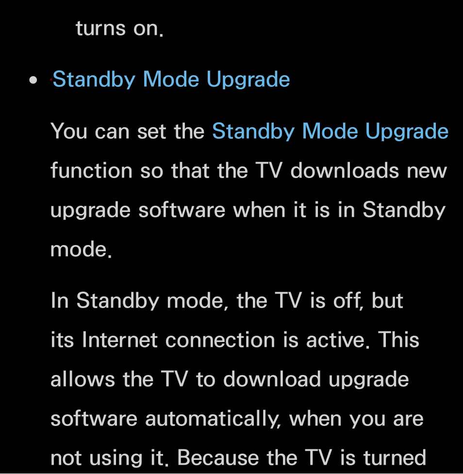 Turns on | Samsung UN55FH6200FXZA User Manual | Page 266 / 678