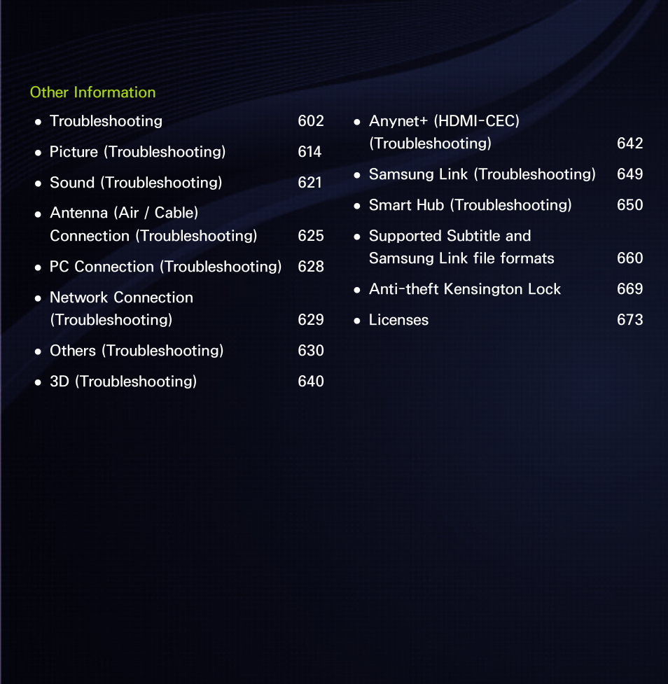 Samsung UN55FH6200FXZA User Manual | Page 4 / 678