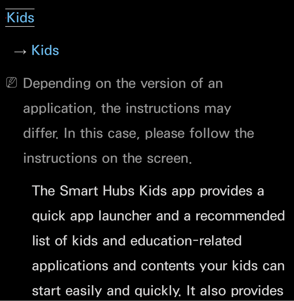 Kids, Kids ² → kids | Samsung UN55FH6200FXZA User Manual | Page 442 / 678