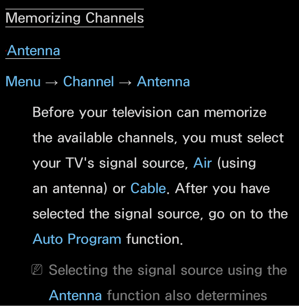 Memorizing channels | Samsung UN55FH6200FXZA User Manual | Page 45 / 678