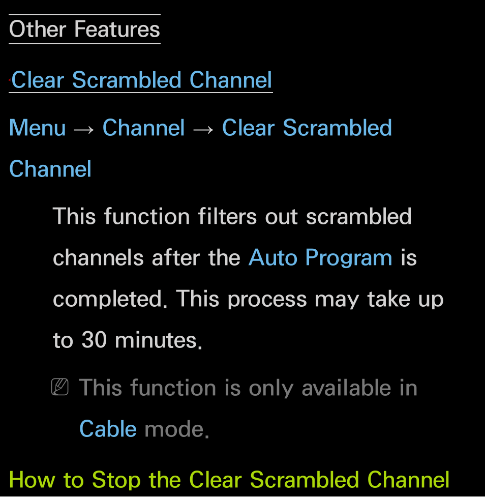Other features | Samsung UN55FH6200FXZA User Manual | Page 50 / 678