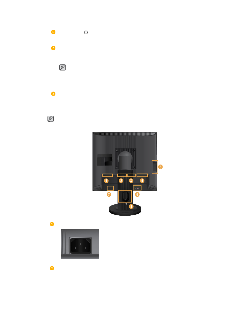 Rear | Samsung LF19BKBLB-ZA User Manual | Page 13 / 82