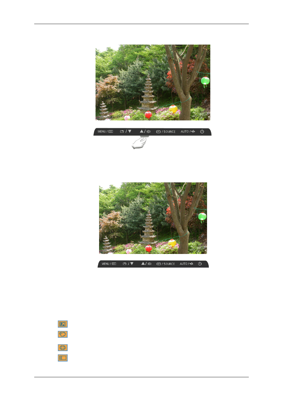 Volume, Source, Osd function | Samsung LF19BKBLB-ZA User Manual | Page 53 / 82