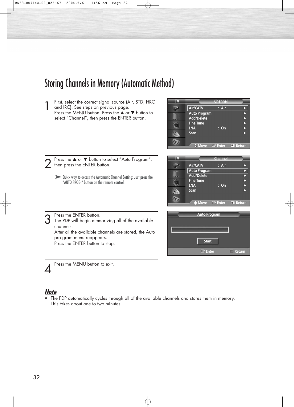 Samsung HPP5031X-XAC User Manual | Page 32 / 110