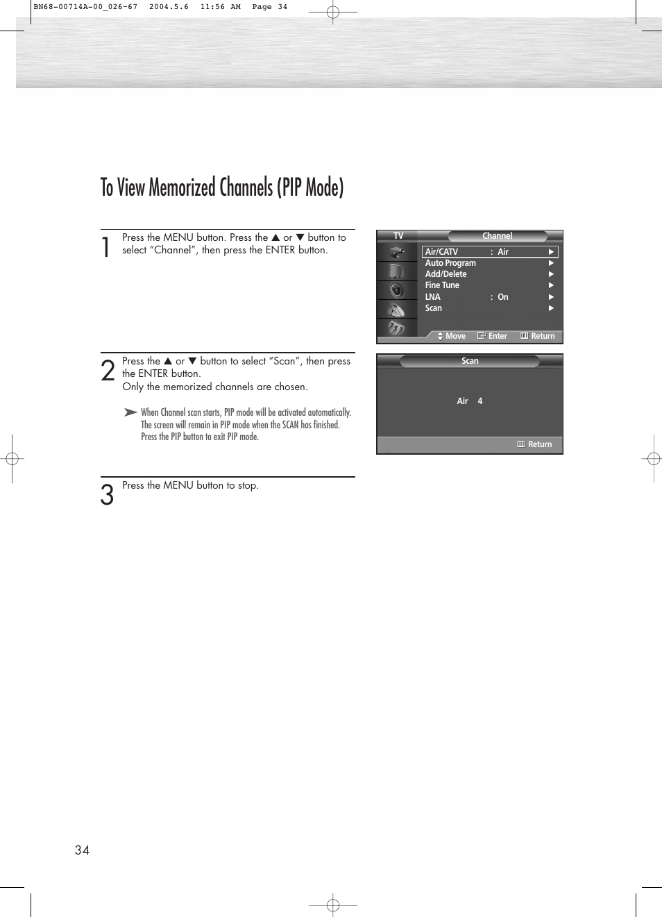Samsung HPP5031X-XAC User Manual | Page 34 / 110
