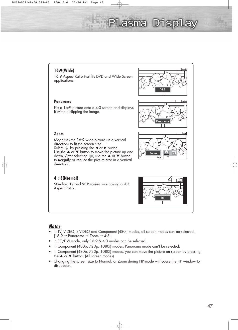 Samsung HPP5031X-XAC User Manual | Page 47 / 110