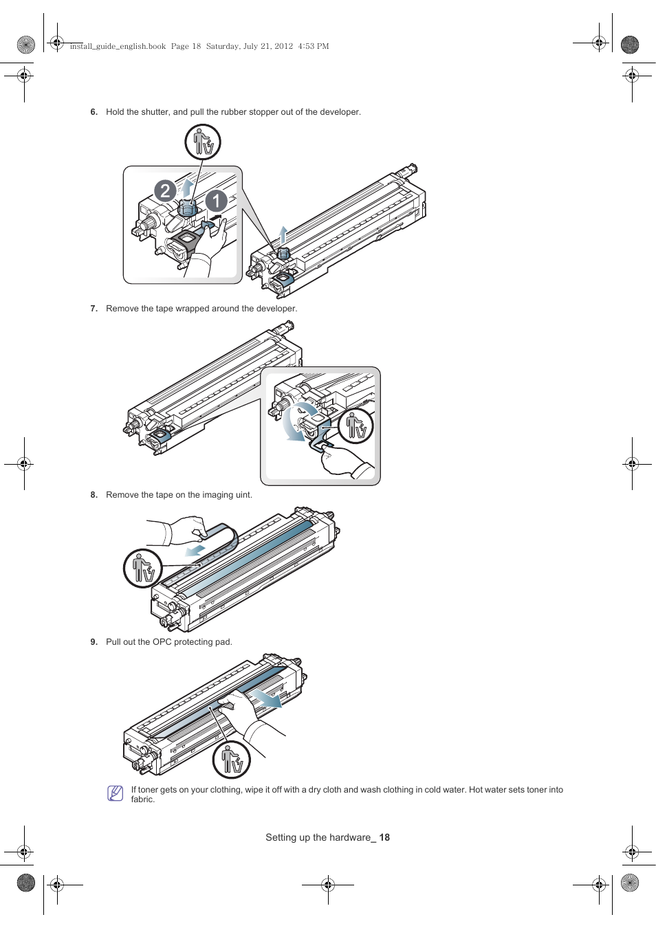 Samsung SCX-8240NA-XAA User Manual | Page 19 / 61