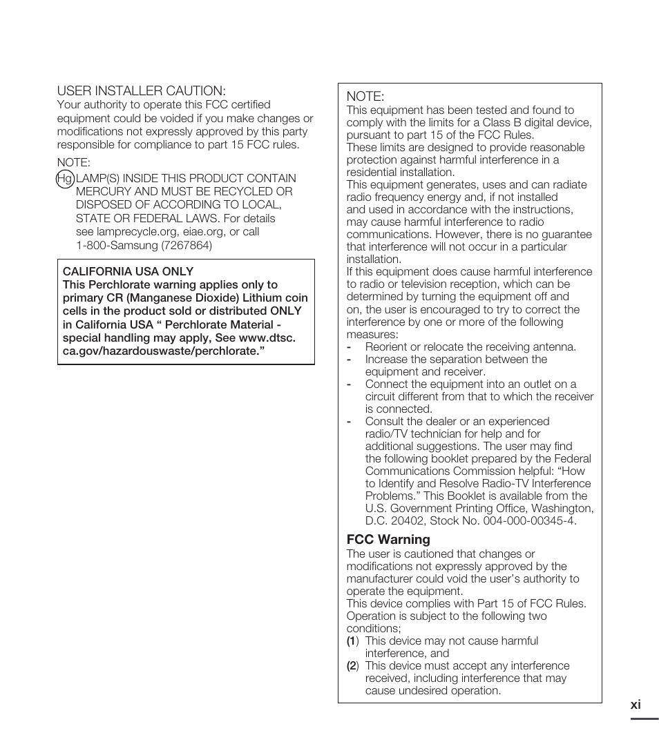 Samsung SMX-C20RN-XAA User Manual | Page 11 / 125