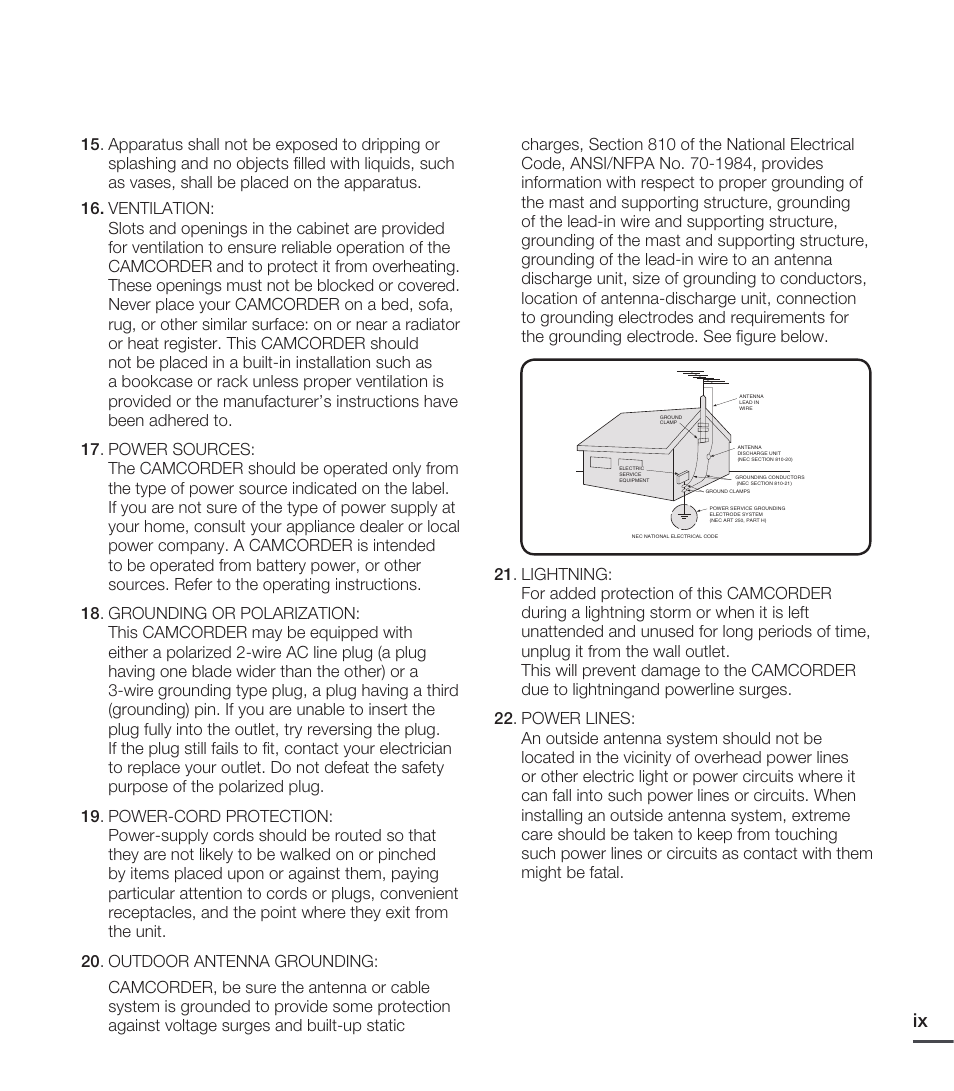 Samsung SMX-C20RN-XAA User Manual | Page 9 / 125