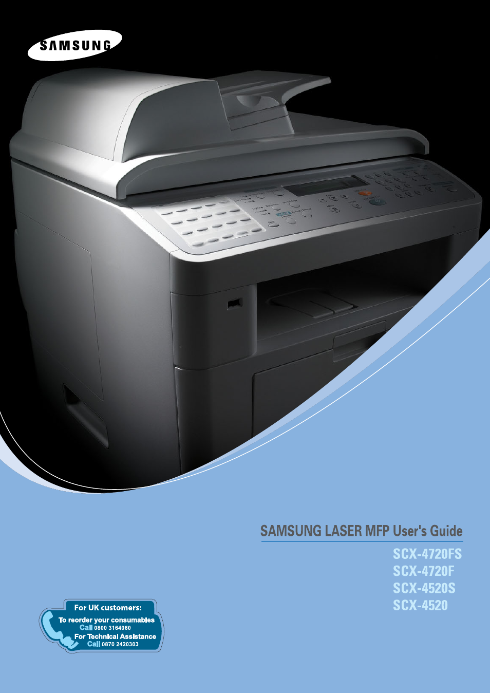 Samsung SCX-4720F-XIP User Manual | 322 pages