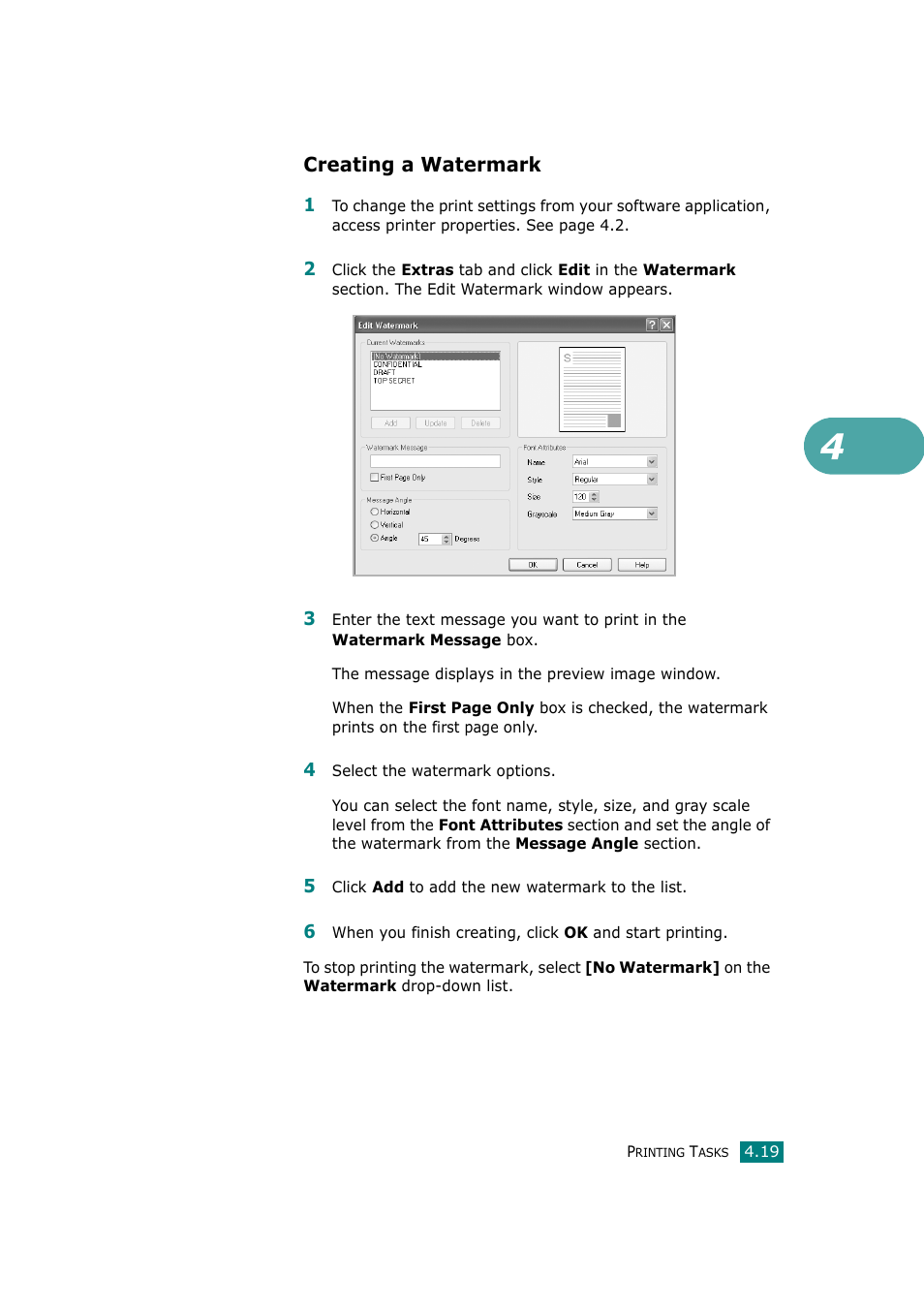 Creating a watermark | Samsung SCX-4720F-XIP User Manual | Page 104 / 322