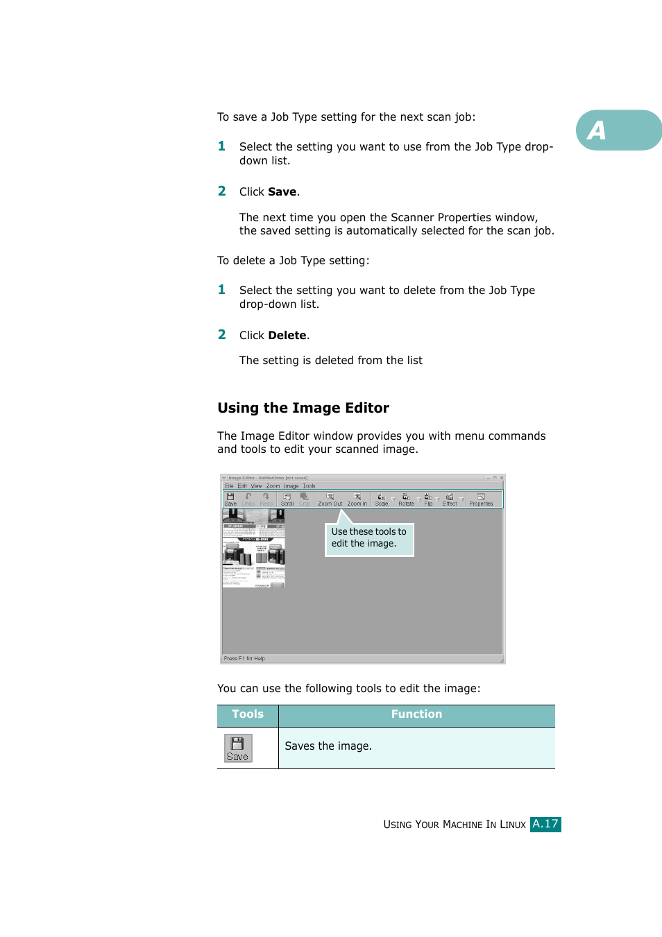 Using the image editor | Samsung SCX-4720F-XIP User Manual | Page 260 / 322