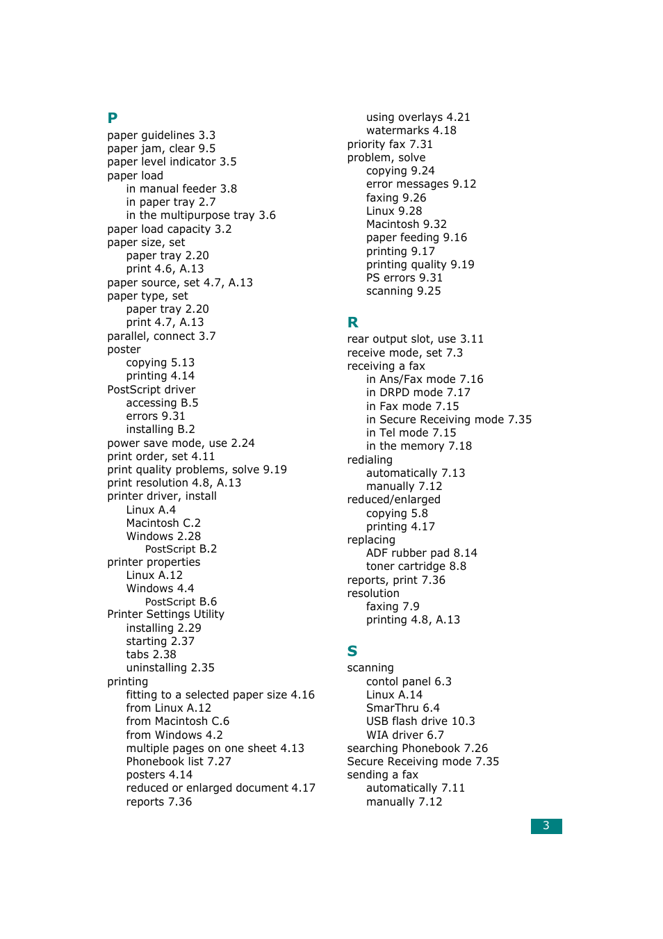 Samsung SCX-4720F-XIP User Manual | Page 320 / 322