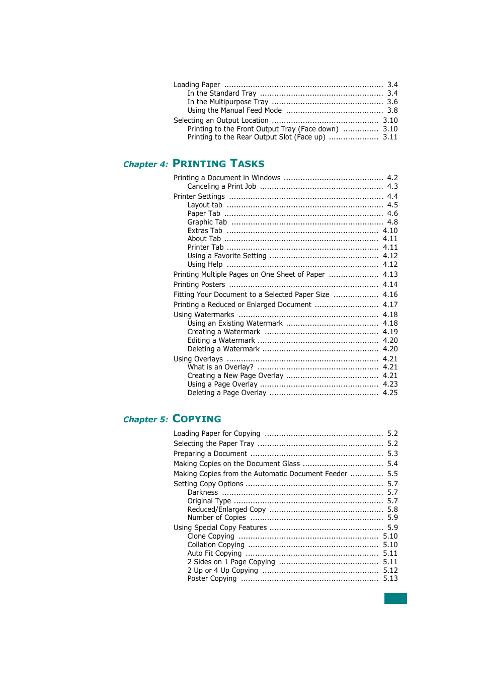 Samsung SCX-4720F-XIP User Manual | Page 6 / 322