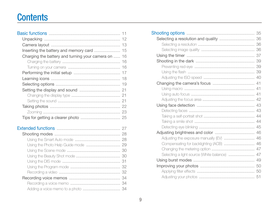 Samsung EC-PL20ZZBPSUS User Manual | Page 10 / 106