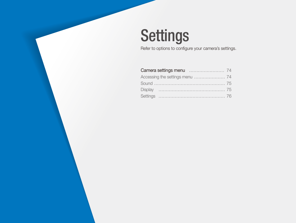 Settings | Samsung EC-PL20ZZBPSUS User Manual | Page 74 / 106