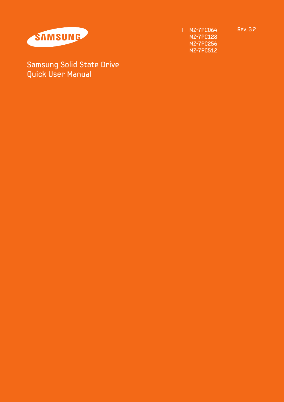 Samsung MZ-7PC512D-AM User Manual | 14 pages
