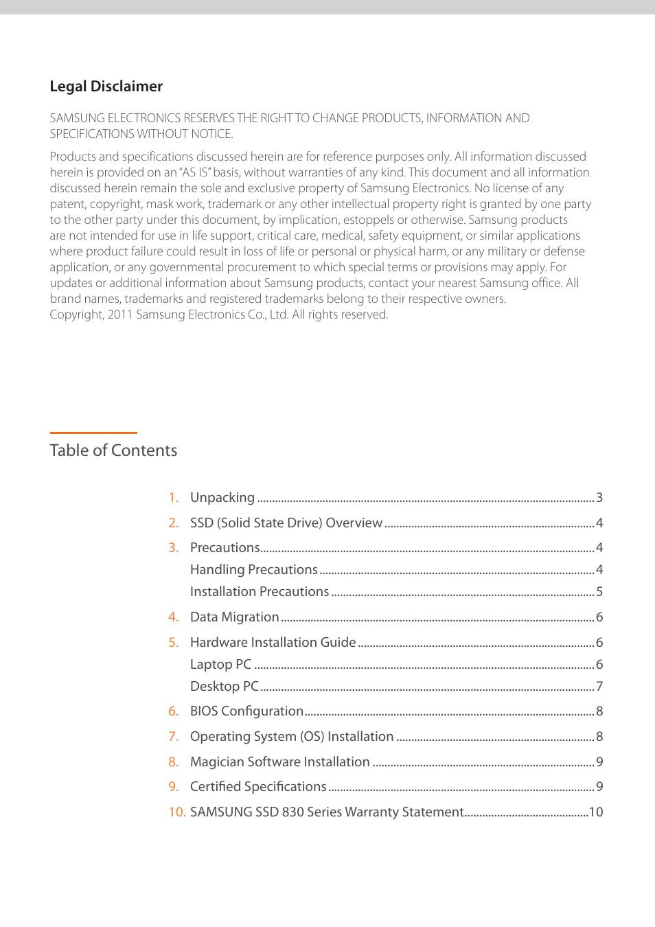 Samsung MZ-7PC512D-AM User Manual | Page 2 / 14