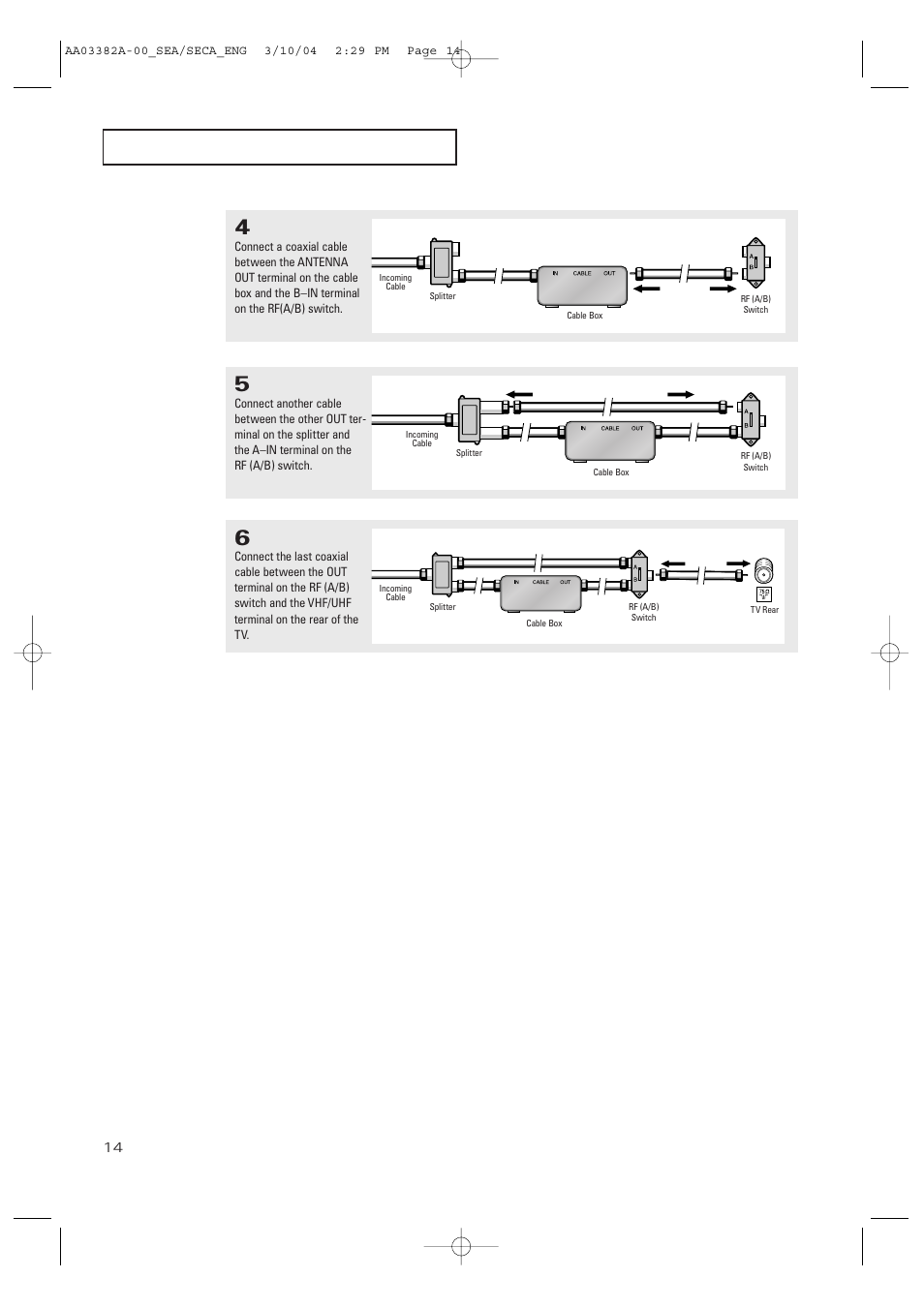 Samsung TXP2028X-XAC User Manual | Page 14 / 52