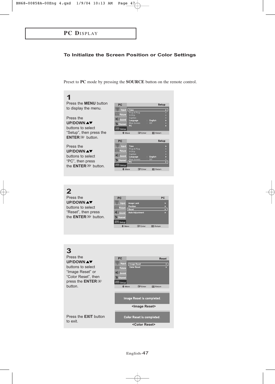 P c d | Samsung LTP1545PX-XAA User Manual | Page 52 / 68