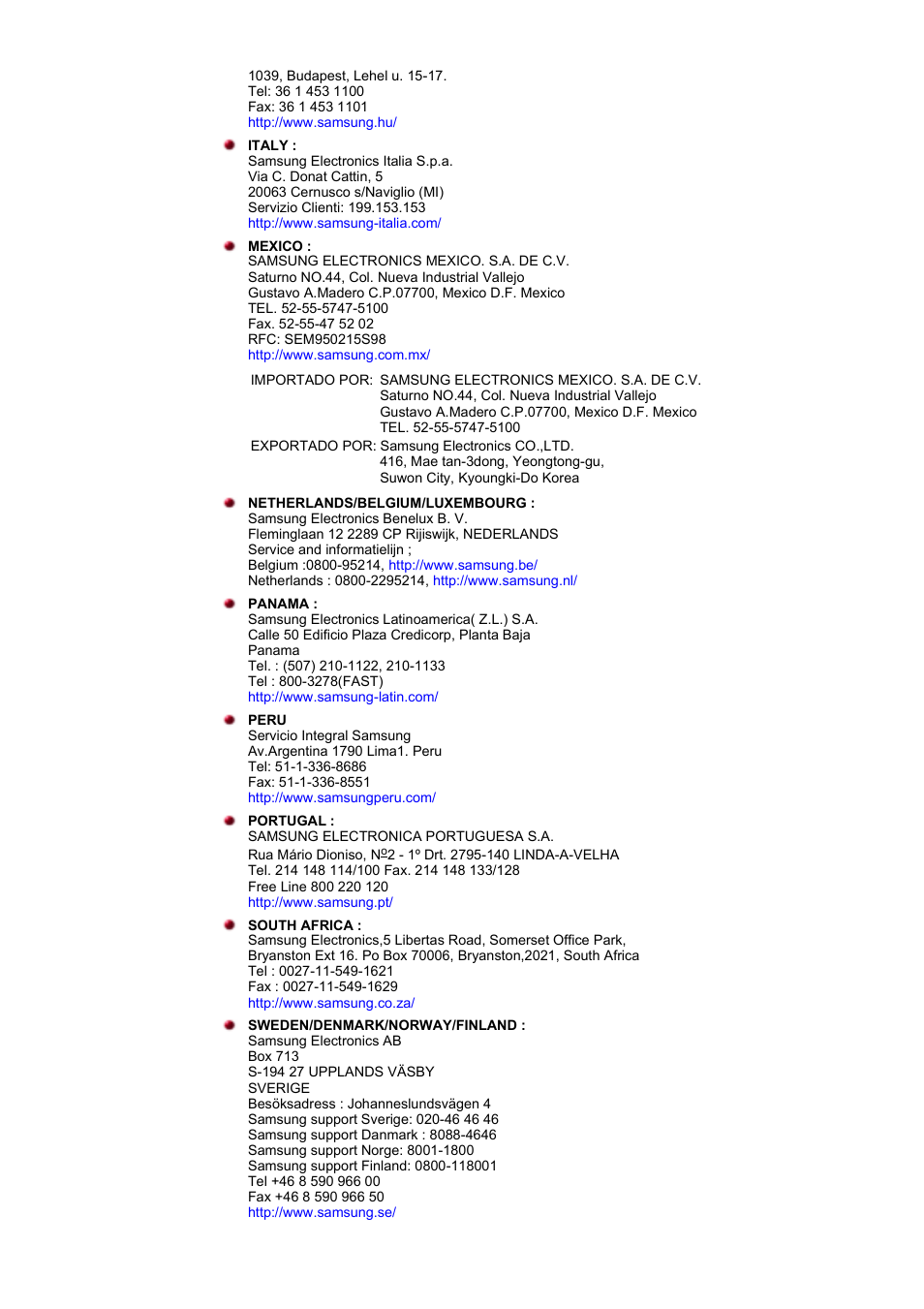 Samsung LE17KUBLK User Manual | Page 39 / 50