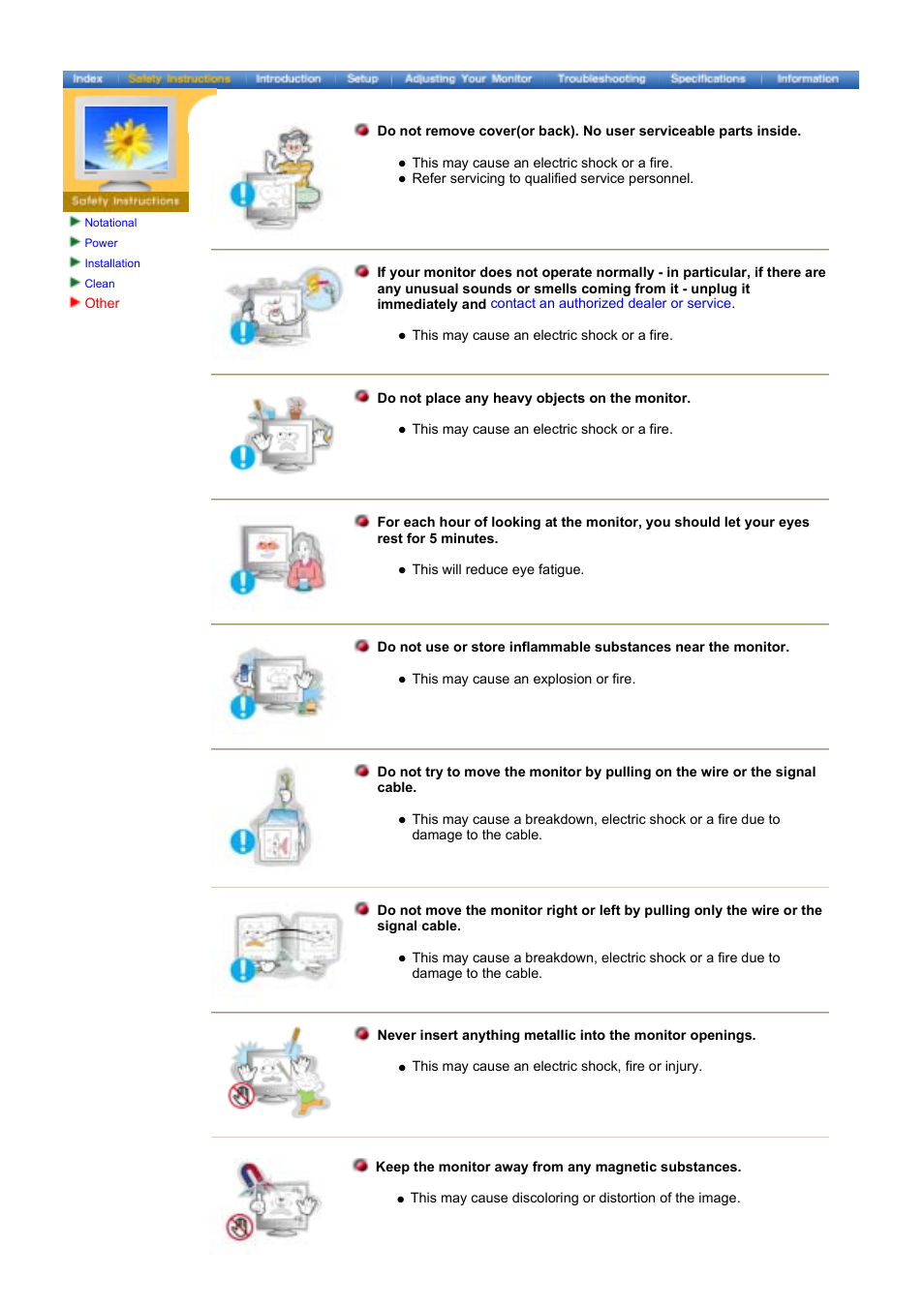 Other | Samsung LE17KUBLK User Manual | Page 7 / 50