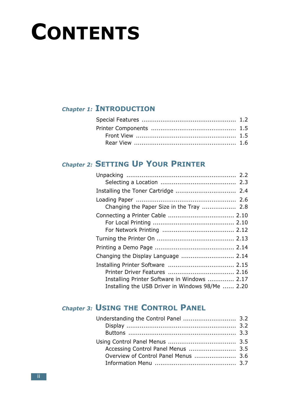 Samsung ML-2151N-XBH User Manual | Page 3 / 233