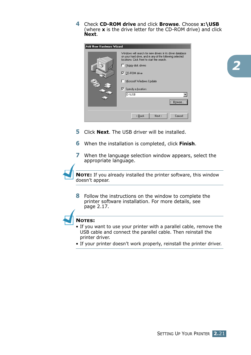 Samsung ML-2151N-XBH User Manual | Page 42 / 233