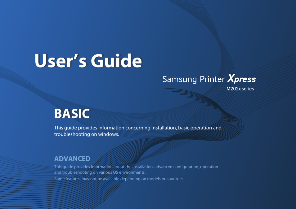 Samsung SL-M2020W-XAA User Manual | 199 pages