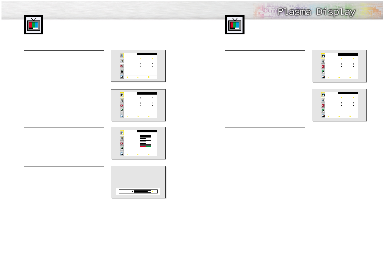 Customizing the picture, Using automatic picture settings | Samsung SPN4235X-XAA User Manual | Page 21 / 50
