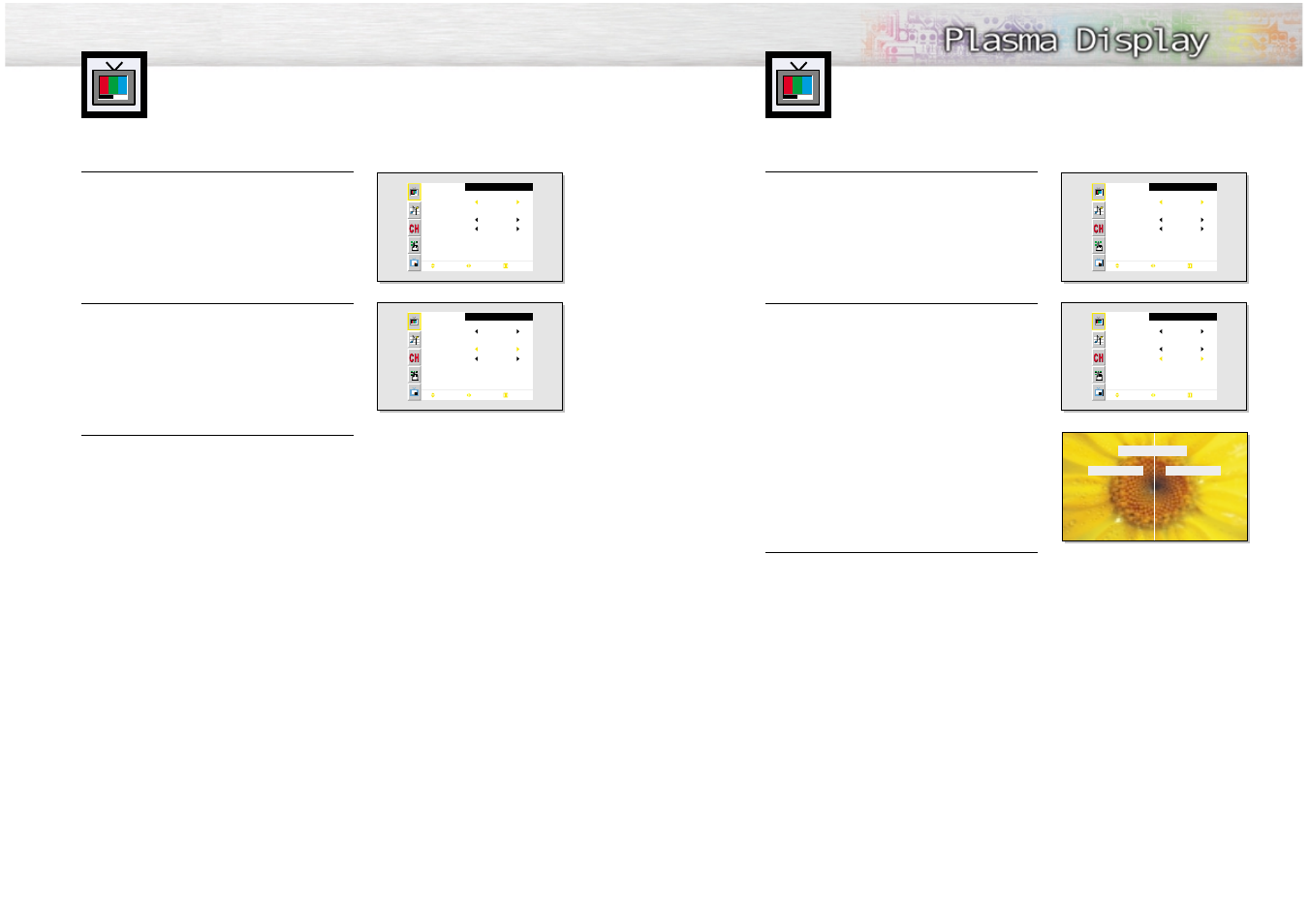 Selecting the color tone, Dnie (digital natural image engine) | Samsung SPN4235X-XAA User Manual | Page 22 / 50