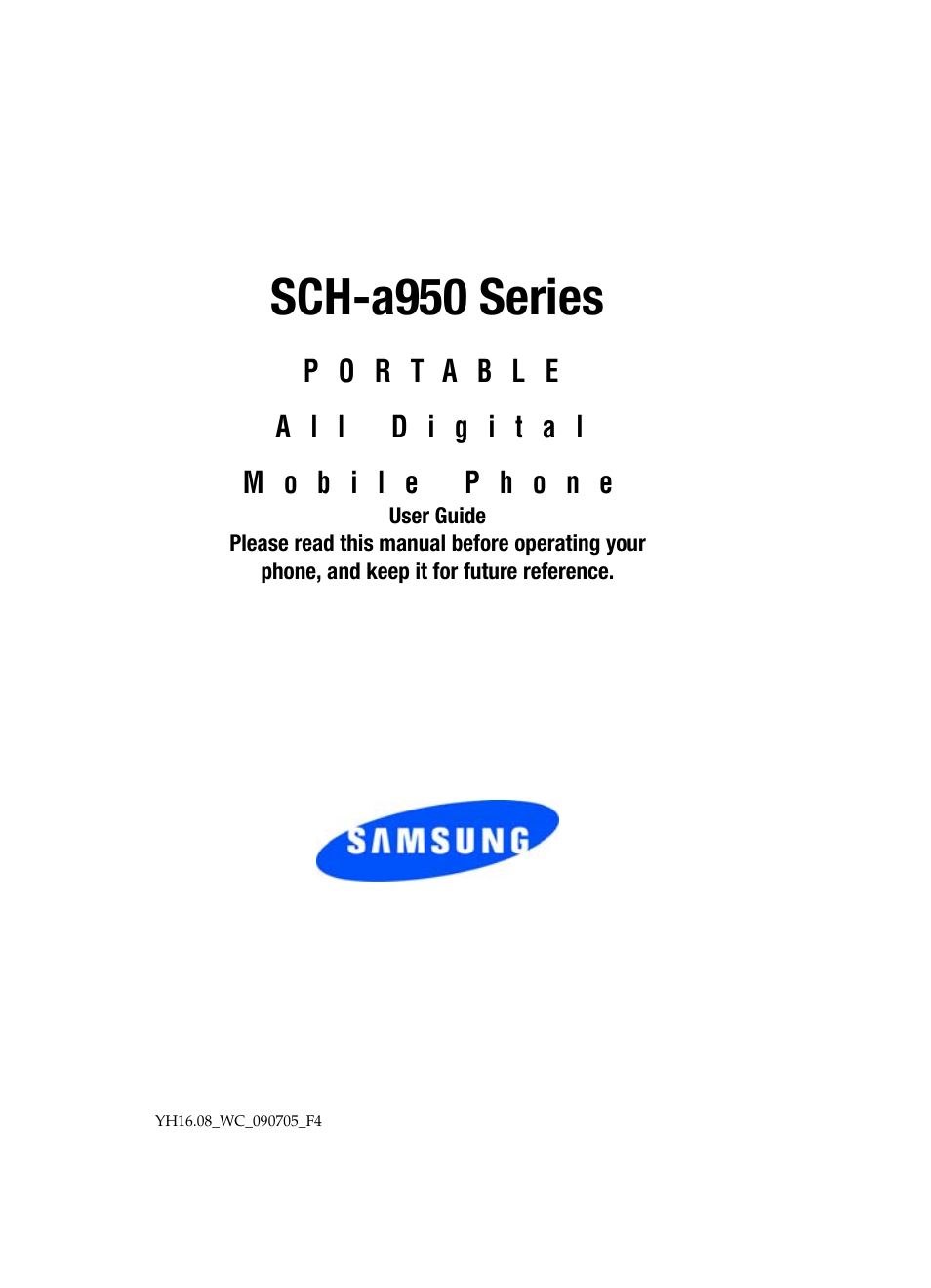 Samsung SCH-A950WRVXAR User Manual | 196 pages