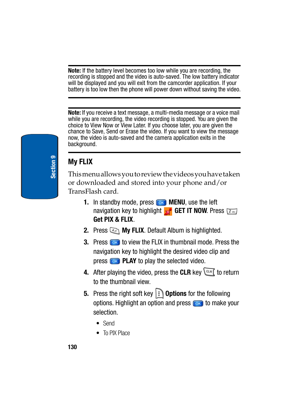 My flix | Samsung SCH-A950WRVXAR User Manual | Page 130 / 196