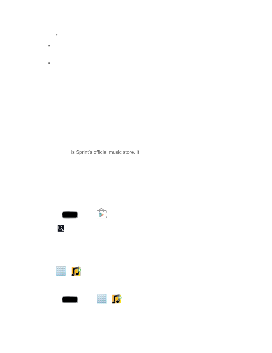 Music, Sprint music plus | Samsung SPH-L900TSASPR User Manual | Page 178 / 267