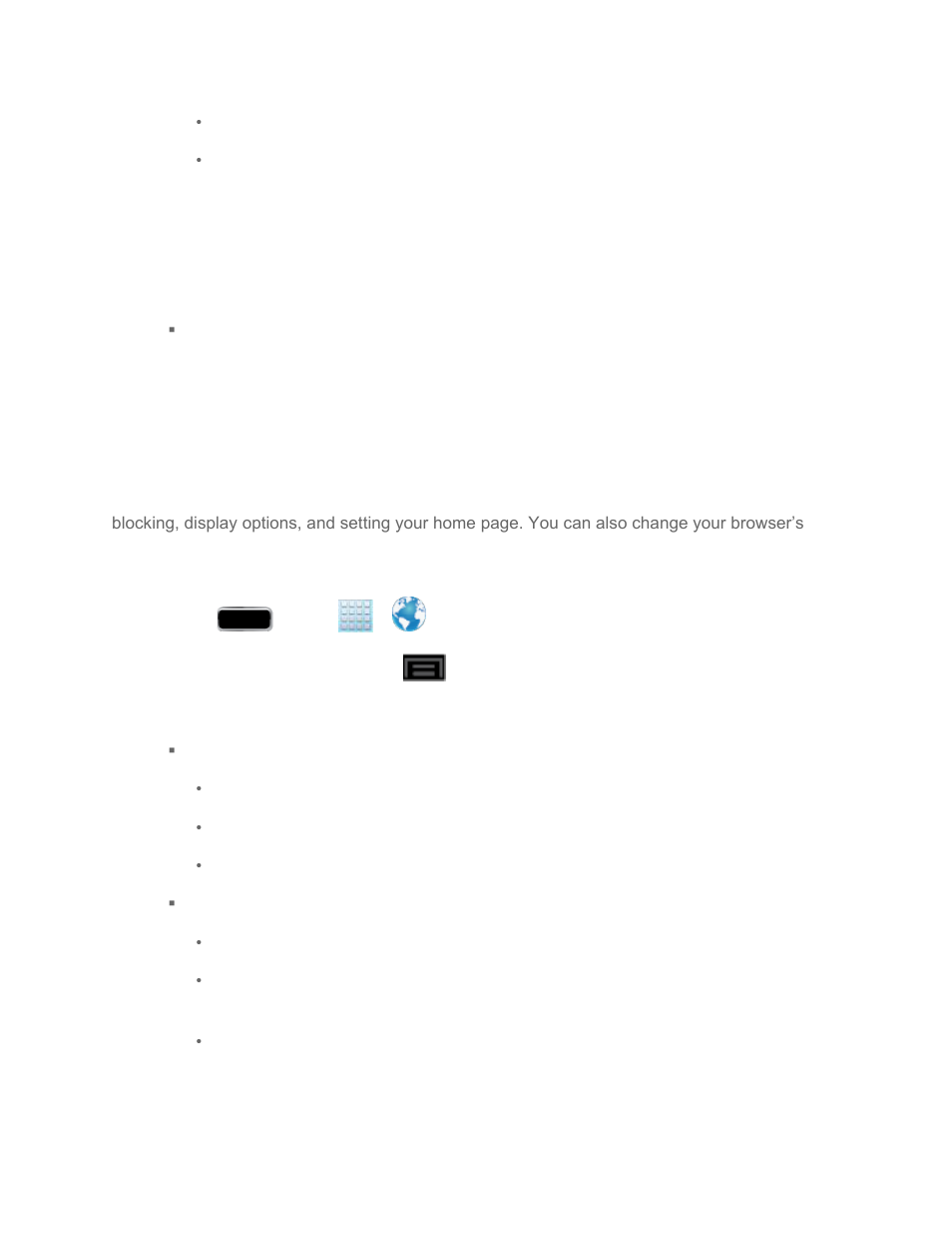 Go to a specific website, Adjust browser settings | Samsung SPH-L900TSASPR User Manual | Page 206 / 267