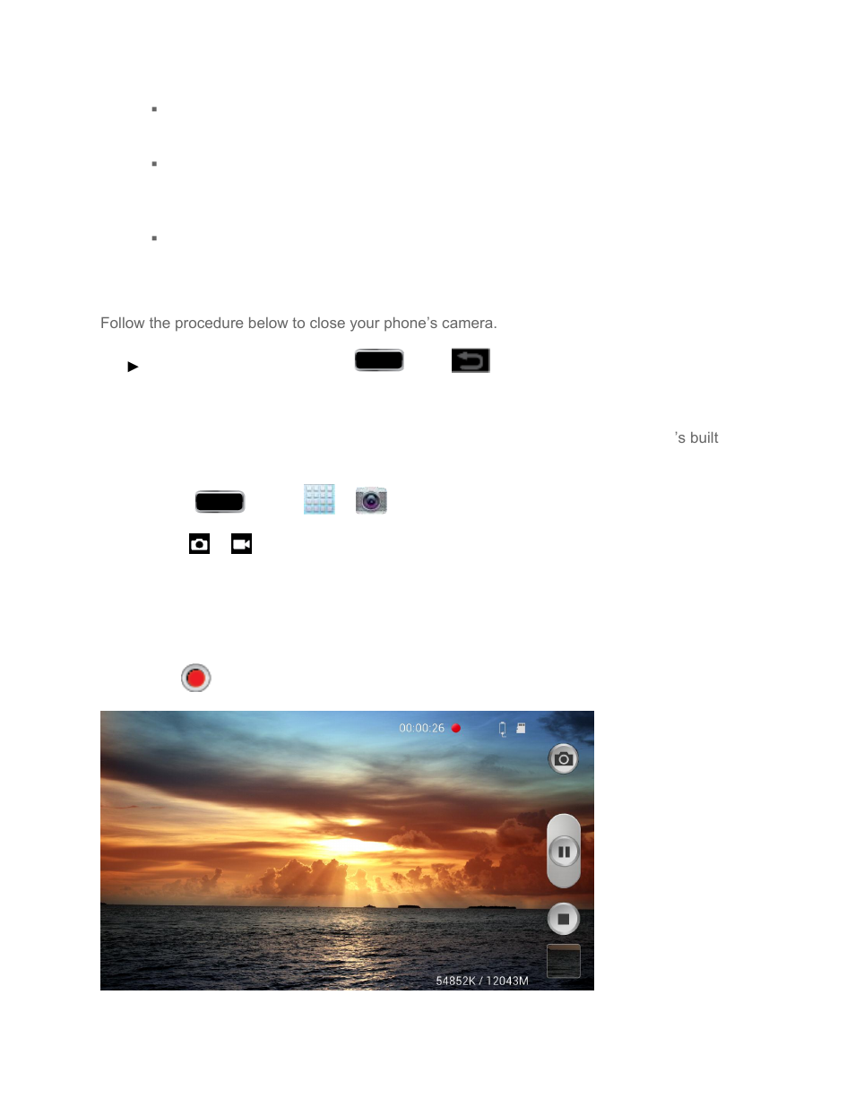 Close the camera, Record videos | Samsung SPH-L900TSASPR User Manual | Page 215 / 267