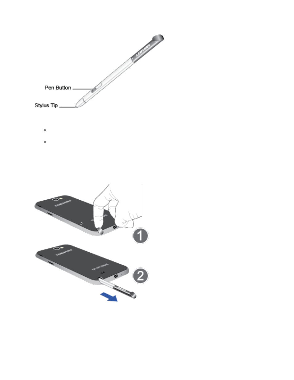 Removing the s pen from your phone, Using the s pen | Samsung SPH-L900TSASPR User Manual | Page 27 / 267
