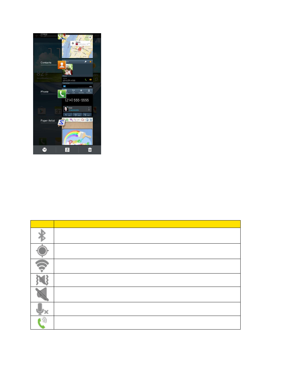 Status bar | Samsung SPH-L900TSASPR User Manual | Page 41 / 267