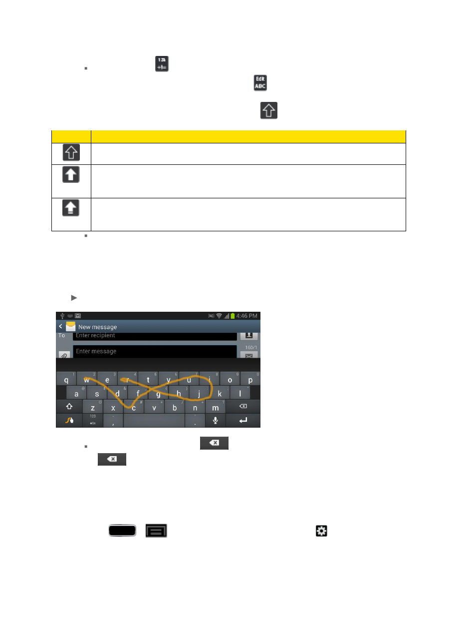 Swype text entry options | Samsung SPH-L900TSASPR User Manual | Page 50 / 267