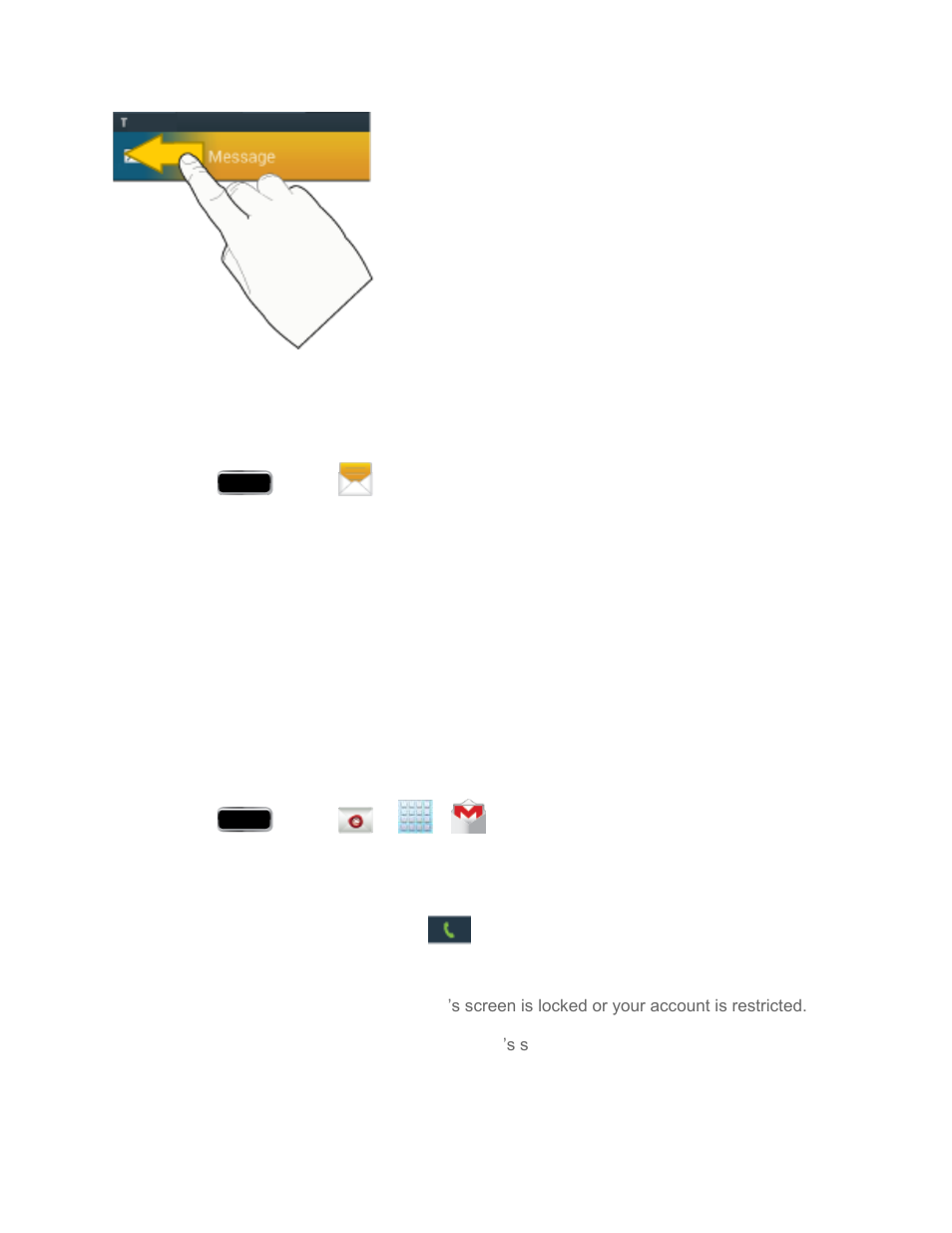 Call a number in a text message, Call a number in an email message, Call emergency numbers | Samsung SPH-L900TSASPR User Manual | Page 55 / 267