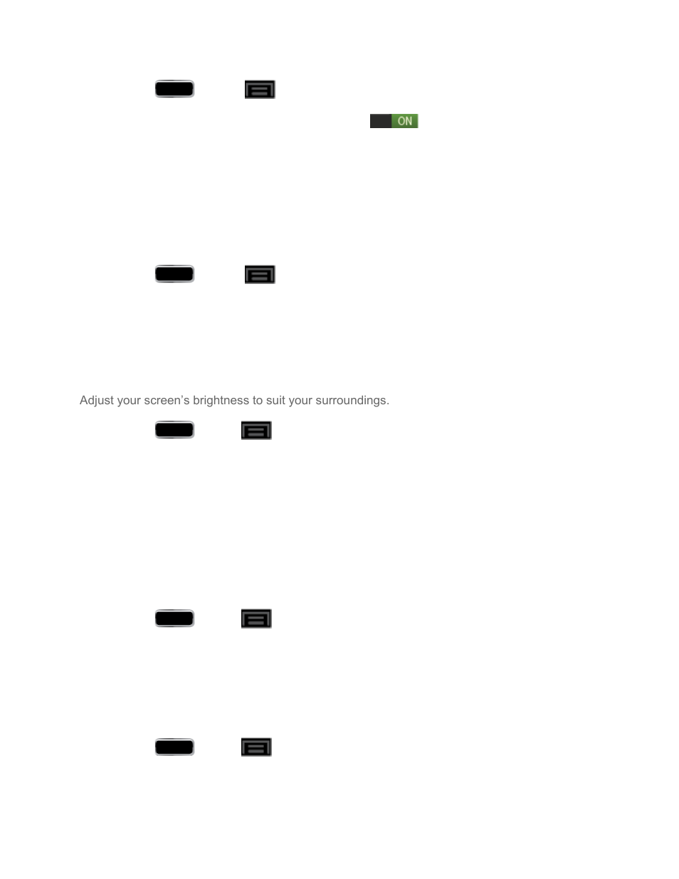 Screen mode, Brightness, Auto-rotate screen | Screen timeout, Screen, Timeout | Samsung SPH-L900TSASPR User Manual | Page 95 / 267