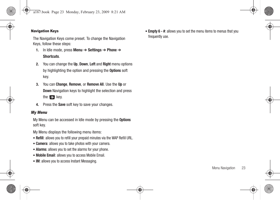 Samsung SGH-A167ZOAATT User Manual | Page 27 / 108