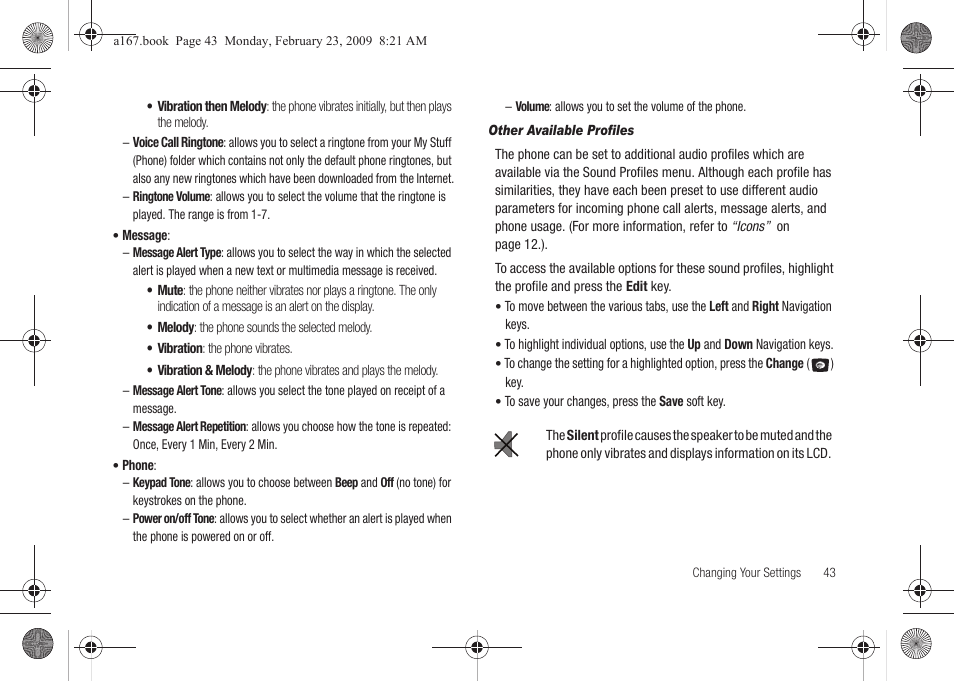 Samsung SGH-A167ZOAATT User Manual | Page 47 / 108