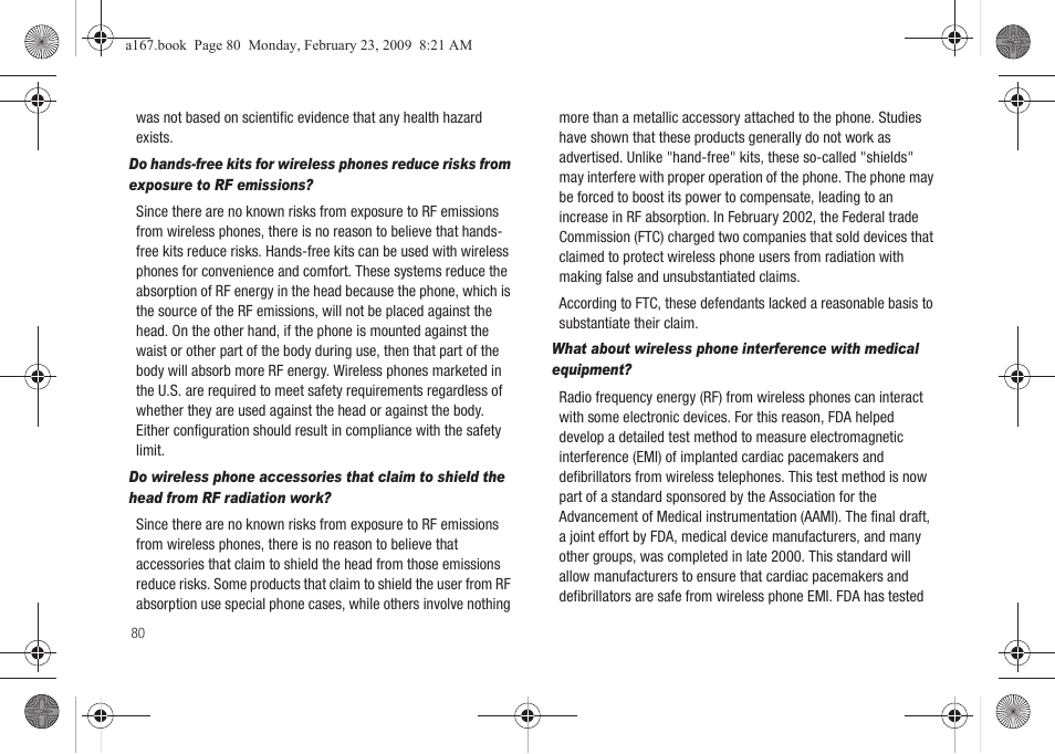 Samsung SGH-A167ZOAATT User Manual | Page 84 / 108