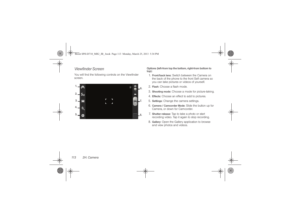 Viewfinder screen | Samsung SPH-D710ZWABST User Manual | Page 128 / 252