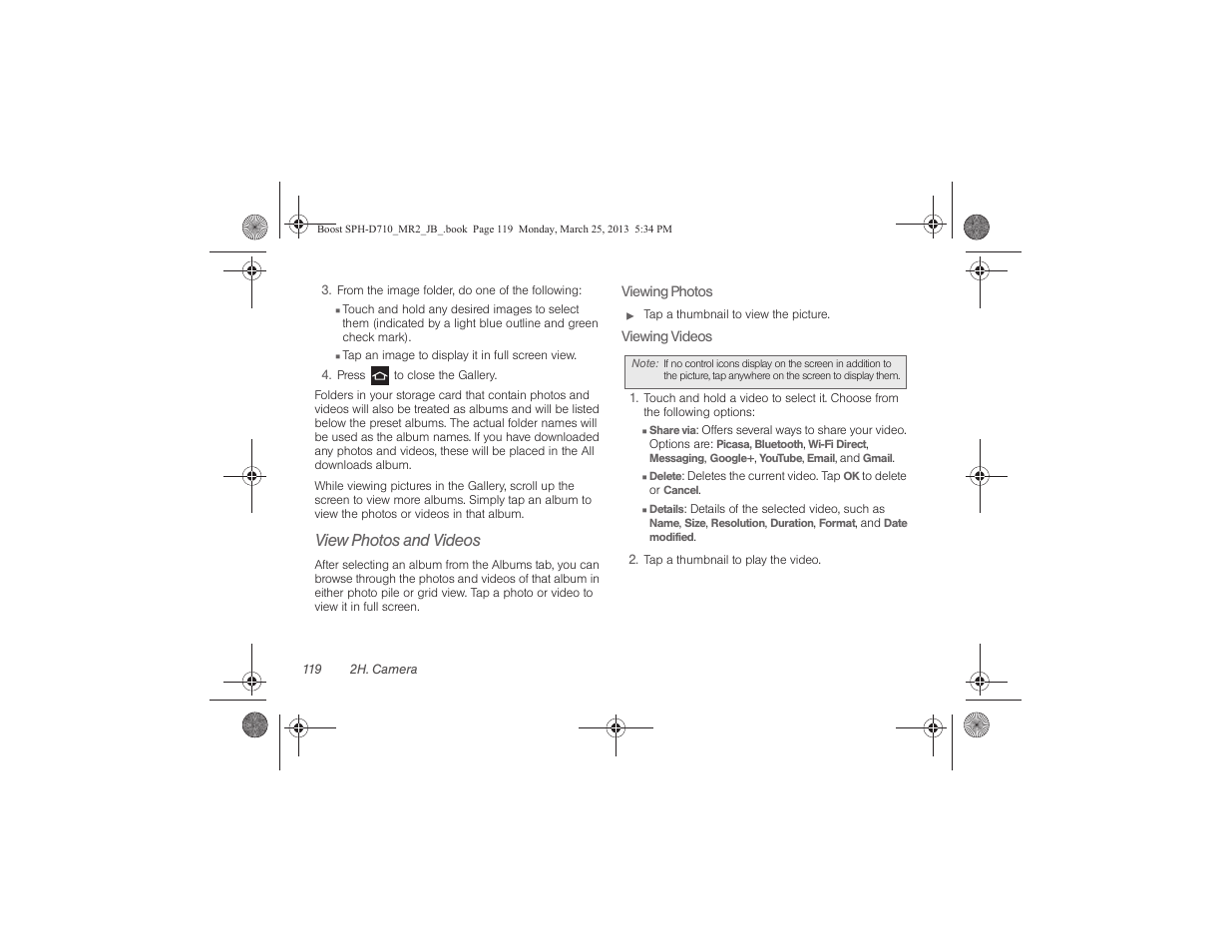 View photos and videos | Samsung SPH-D710ZWABST User Manual | Page 134 / 252