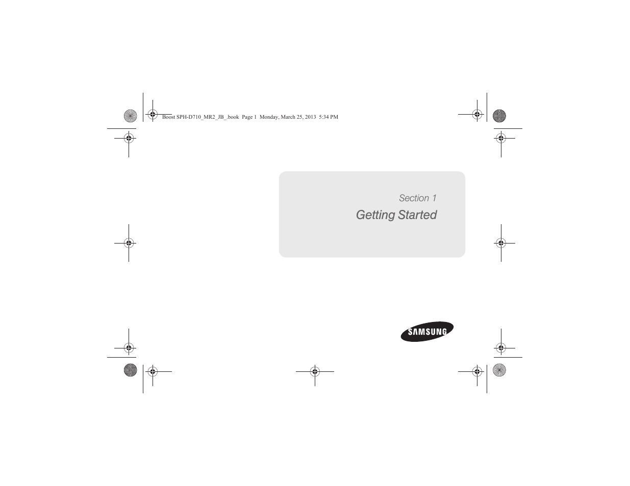 Getting started | Samsung SPH-D710ZWABST User Manual | Page 16 / 252